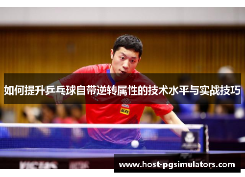 如何提升乒乓球自带逆转属性的技术水平与实战技巧